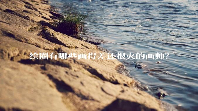 绘圈有哪些画得差还很火的画师？